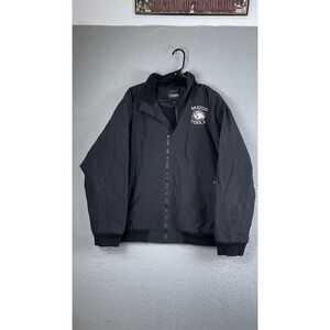 Matco Tools‎ Jacket Mens XL Black Insulated Bomber Full Zip Logo Nylon Workwear